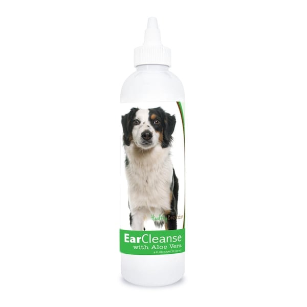 Healthy Breeds 8 oz Miniature American Shepherd Ear Cleanse with Aloe Vera Cucumber Melon 840235197770 - main